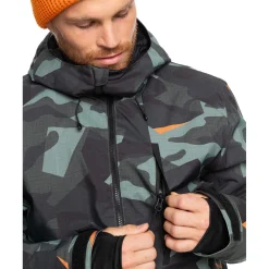 Quiksilver Mission Printed Jacket - Men's- Snow Clothing|Snowboard Jackets