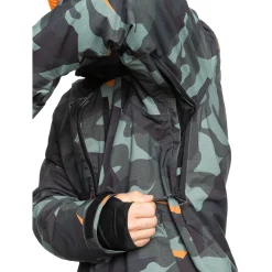 Quiksilver Mission Printed Jacket - Men's- Snow Clothing|Snowboard Jackets