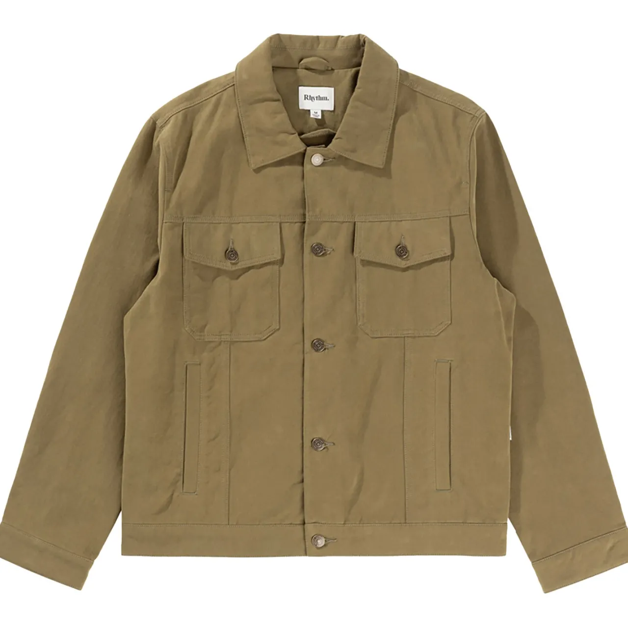 Rhythm Brushed Twill Trucker Jacket - Men's- Snow Clothing|Casual Jackets