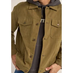Rhythm Brushed Twill Trucker Jacket - Men's- Snow Clothing|Casual Jackets