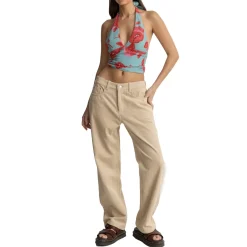 Rhythm Chloe Low Rise Pants - Women's-Women Casual Clothing|Jeans & Pants