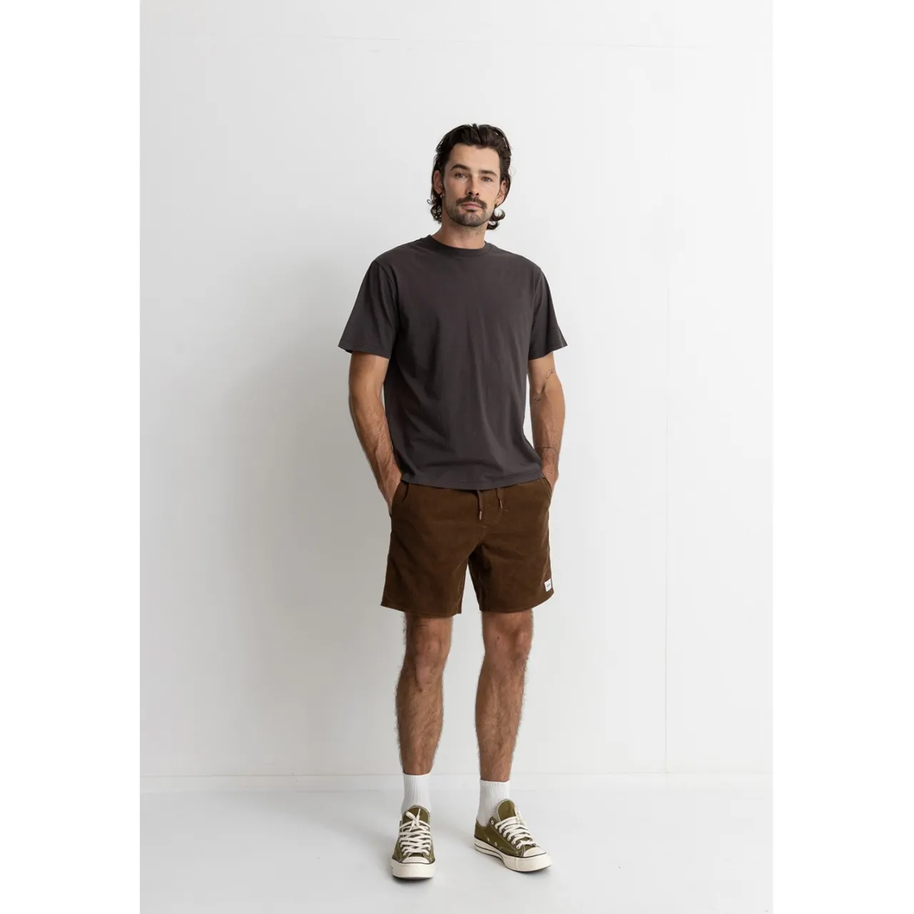 Rhythm Classic Cord Jam Shorts - Men's- Casual Clothing|Shorts