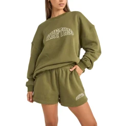 Rhythm College Crew Neck Fleece - Women's-Women Casual Clothing|Sweatshirts & Fleece