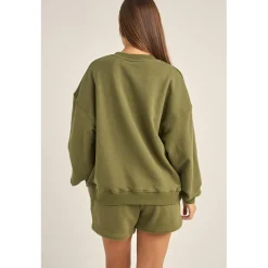 Rhythm College Crew Neck Fleece - Women's-Women Casual Clothing|Sweatshirts & Fleece