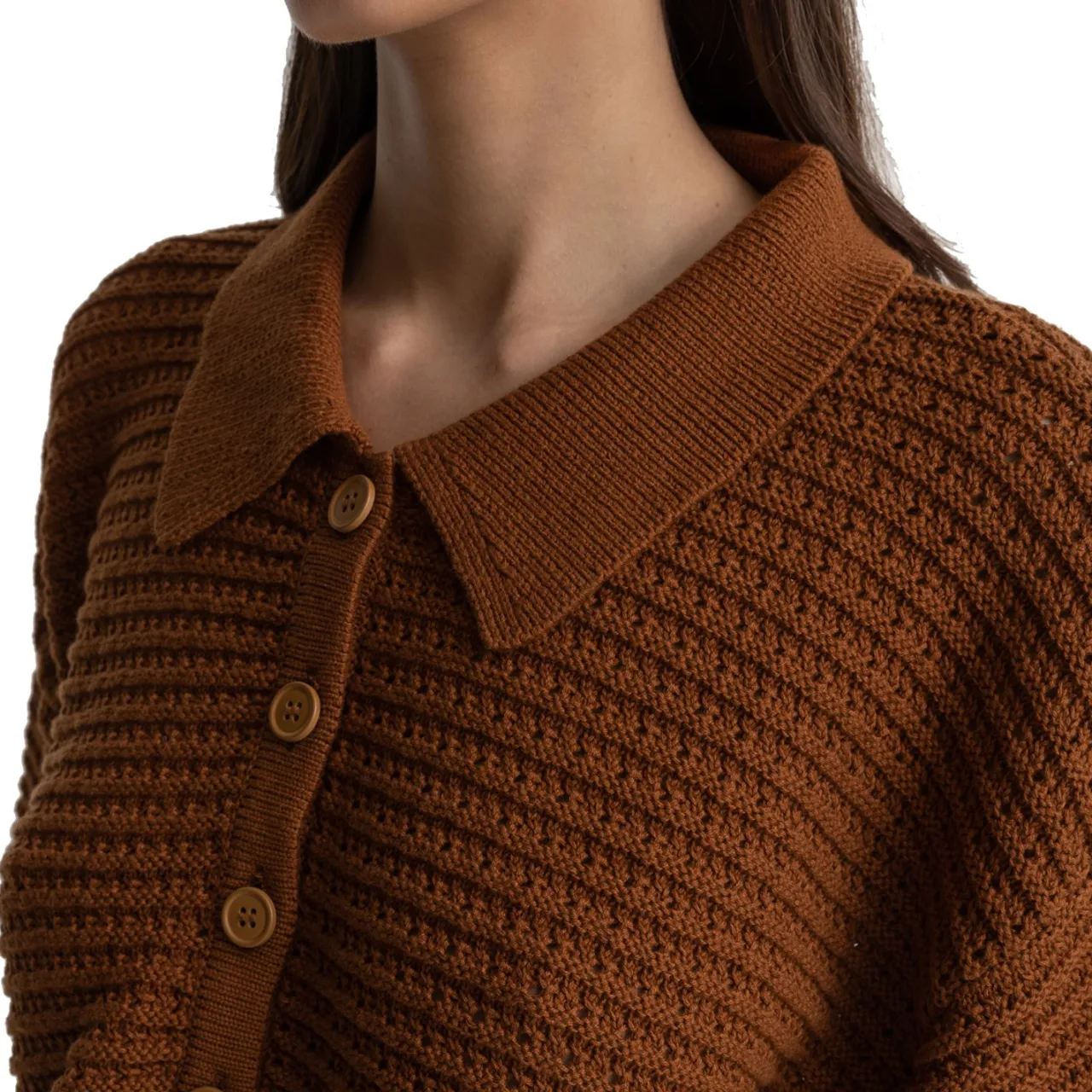 Rhythm Evermore Knit Short-Sleeve Shirt - Women's-Women Casual Clothing|Tops & Shirts