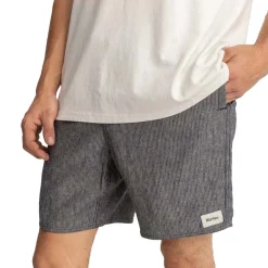 Rhythm Hickory Linen Jam Shorts - Men's- Casual Clothing|Shorts