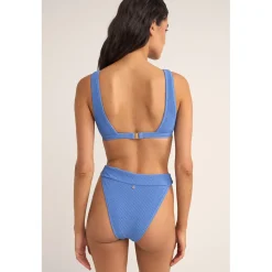 Rhythm Isla Rib Tall Tri Bikini Top - Women's-Women Swimsuits|Casual Clothing