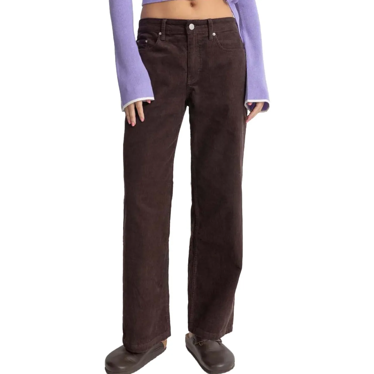 Rhythm Lula Low Rise Pants - Women's-Women Casual Clothing|Jeans & Pants