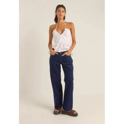 Rhythm Lula Low Rise Pants - Women's-Women Casual Clothing|Jeans & Pants