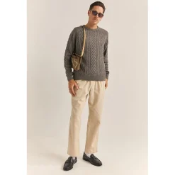 Rhythm Mohair Fishermans Knit Sweater - Men's- Casual Clothing|Sweaters