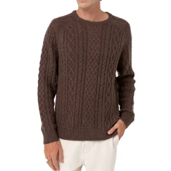 Rhythm Mohair Fishermans Knit Sweater - Men's- Casual Clothing|Sweaters