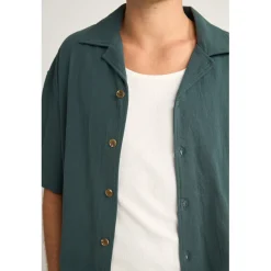 Rhythm Relaxed Texture Short-Sleeve Shirt - Men's- Casual Clothing|Shirts