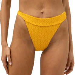 Rhythm Ripple Terry Hi Banded Bikini Bottom-Women Swimsuits|Casual Clothing