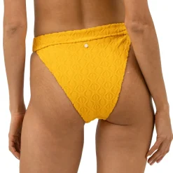 Rhythm Ripple Terry Hi Banded Bikini Bottom-Women Swimsuits|Casual Clothing