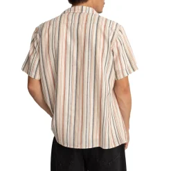 Rhythm Vacation Stripe Short-Sleeve Short - Men's- Casual Clothing|Shirts