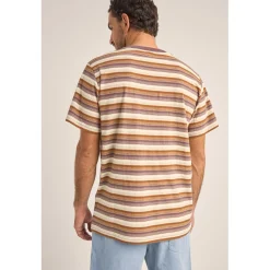 Rhythm Vintage Stripe Short-Sleeve T-Shirt - Men's- Casual Clothing|T-Shirts