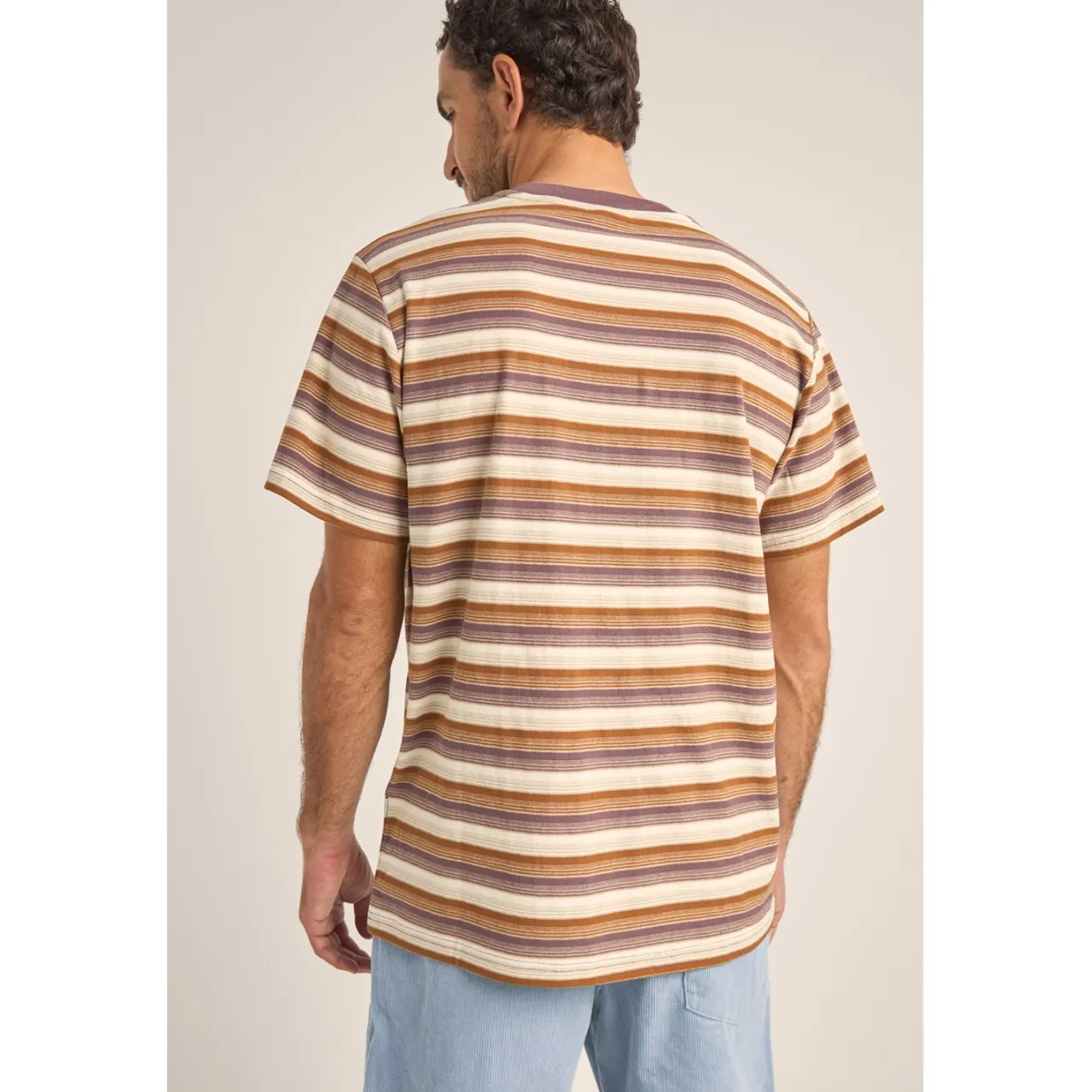 Rhythm Vintage Stripe Short-Sleeve T-Shirt - Men's- Casual Clothing|T-Shirts