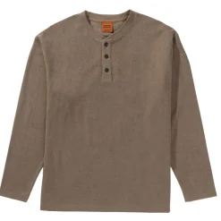 Rhythm Vintage Terry Long-Sleeve Henley Shirt - Men's- Casual Clothing|Shirts