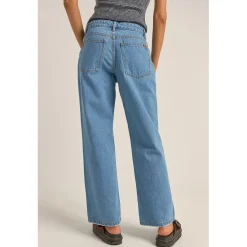 Rhythm Washed Out Denim Pants - Women's-Women Casual Clothing|Jeans & Pants