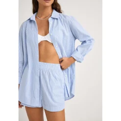 Rhythm Zephyr Stripe Shorts - Women's-Women Casual Clothing|Shorts