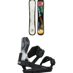 Ride Burnout Snowboard + A-10 Snowboard Bindings 2025- Snowboards With Bindings|Snowboard Packages