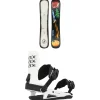 Ride Burnout Snowboard + C-6 Snowboard Bindings 2025- Snowboards With Bindings|Snowboard Packages