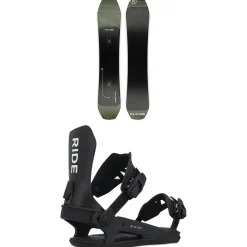 Ride Deep Fake Snowboard + C-8 Snowboard Bindings 2025- Snowboards With Bindings|Snowboard Packages
