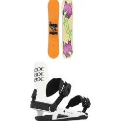 Ride Kink Snowboard + C-6 Snowboard Bindings 2025- Snowboards With Bindings|Snowboard Packages