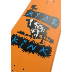 Ride Kink Snowboard + C-6 Snowboard Bindings 2025- Snowboards With Bindings|Snowboard Packages