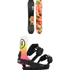 Ride Moderator Snowboard + A-8 Snowboard Bindings 2025- Snowboards With Bindings|Snowboard Packages