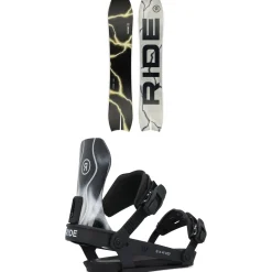 Ride MTNpig Snowboard + A-10 Snowboard Bindings 2025- Snowboards With Bindings|Snowboard Packages