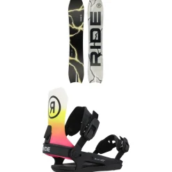 Ride MTNpig Snowboard + C-8 Snowboard Bindings 2025- Snowboards With Bindings|Snowboard Packages