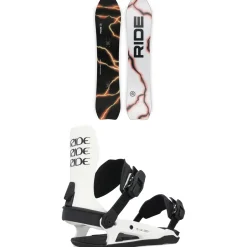 Ride Psychocandy Snowboard + C-6 Snowboard Bindings 2025- Snowboards With Bindings|Snowboard Packages