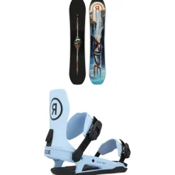 Ride Shadowban Snowboard + C-6 Snowboard Bindings 2025- Snowboards With Bindings|Snowboard Packages
