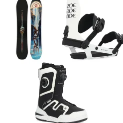 Ride Shadowban Snowboard + A-6 Snowboard Bindings + Deadbolt Zonal Snowboard Boots 2025- Snowboards, Bindings & Boots|Snowboard Packages