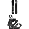 Ride Smokescreen Snowboard + A-4 Snowboard Bindings 2025- Snowboards With Bindings|Snowboard Packages