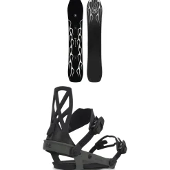 Ride Smokescreen Snowboard + A-4 Snowboard Bindings 2025- Snowboards With Bindings|Snowboard Packages