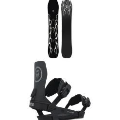 Ride Smokescreen Snowboard + A-6 Snowboard Bindings 2025- Snowboards With Bindings|Snowboard Packages