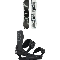 Ride Twinpig Snowboard + A-6 Snowboard Bindings 2025- Snowboards With Bindings|Snowboard Packages