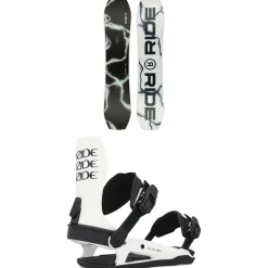 Ride Twinpig Snowboard + C-6 Snowboard Bindings 2025- Snowboards With Bindings|Snowboard Packages