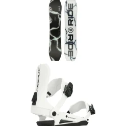 Ride Twinpig Snowboard + CL-6 Snowboard Bindings - Women's 2025- Snowboards With Bindings|Snowboard Packages