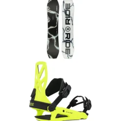 Ride Twinpig Snowboard + C-4 Snowboard Bindings 2025- Snowboards With Bindings|Snowboard Packages