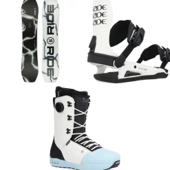 Ride Twinpig Snowboard + C-6 Snowboard Bindings + Fuse Snowboard Boots 2025- Snowboards, Bindings & Boots|Snowboard Packages