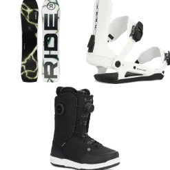Ride Warpig Snowboard + CL-6 Snowboard Bindings + Hera Snowboard Boots - Women's 2025- Snowboards, Bindings & Boots|Snowboard Packages