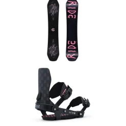 Ride x Trevor Andrew Zero Snowboard + A-6 x Trevor Andrew Snowboard Bindings 2025- Snowboards With Bindings|Snowboard Packages