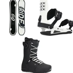 Ride Zero Snowboard + C-6 Snowboard Bindings + Fuse Snowboard Boots 2025- Snowboards, Bindings & Boots|Snowboard Packages