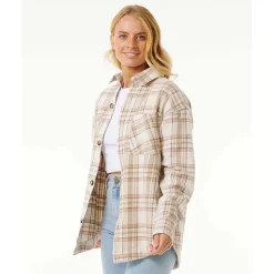 Rip Curl High Tide Soft Flannel - Women's-Women Casual Clothing|Tops & Shirts