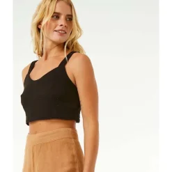Rip Curl Premium Surf Crop Top - Women's-Women Casual Clothing|T-Shirts & Tank Tops