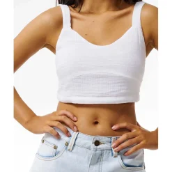 Rip Curl Premium Surf Crop Top - Women's-Women Casual Clothing|T-Shirts & Tank Tops