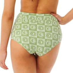 Rip Curl Summer Check Jacquard Boyleg Bikini Bottom - Women's-Women Swimsuits|Casual Clothing